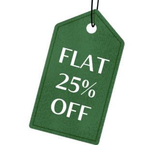 Flat 25% OFF